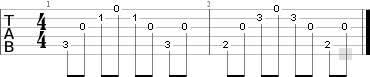 Zupfmuster für C und G6